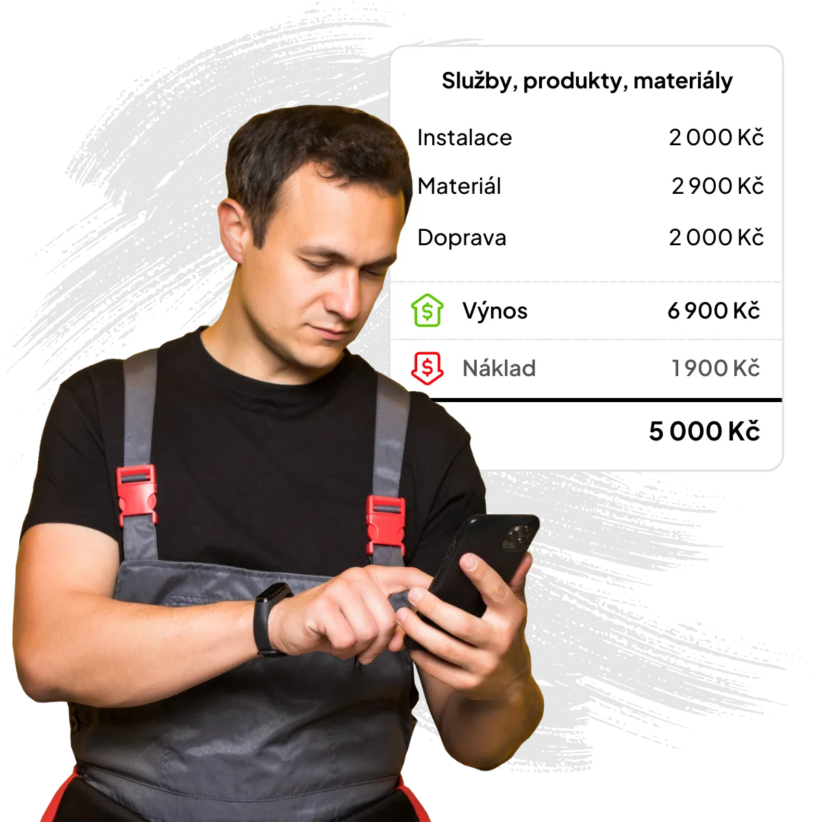 Materiály a služby
