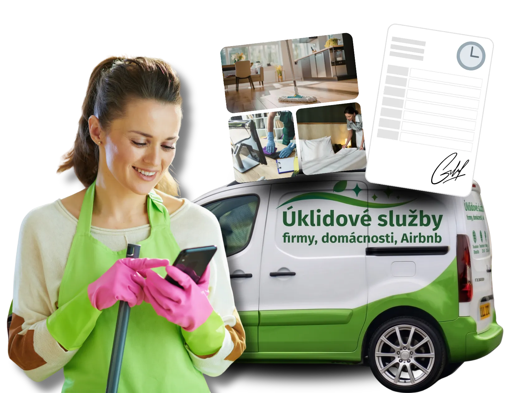 Aplikace pro úklidové firmy
